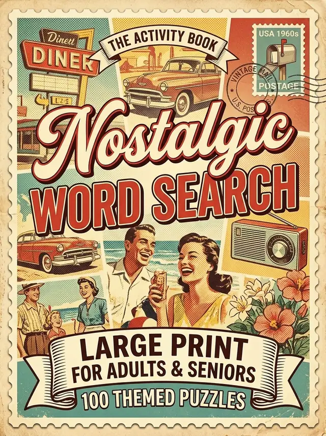 Nostalgic Word Search Volume 1 cover