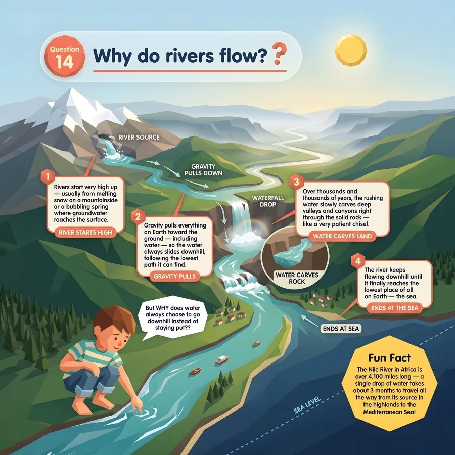 Interior page: Why do rivers flow?