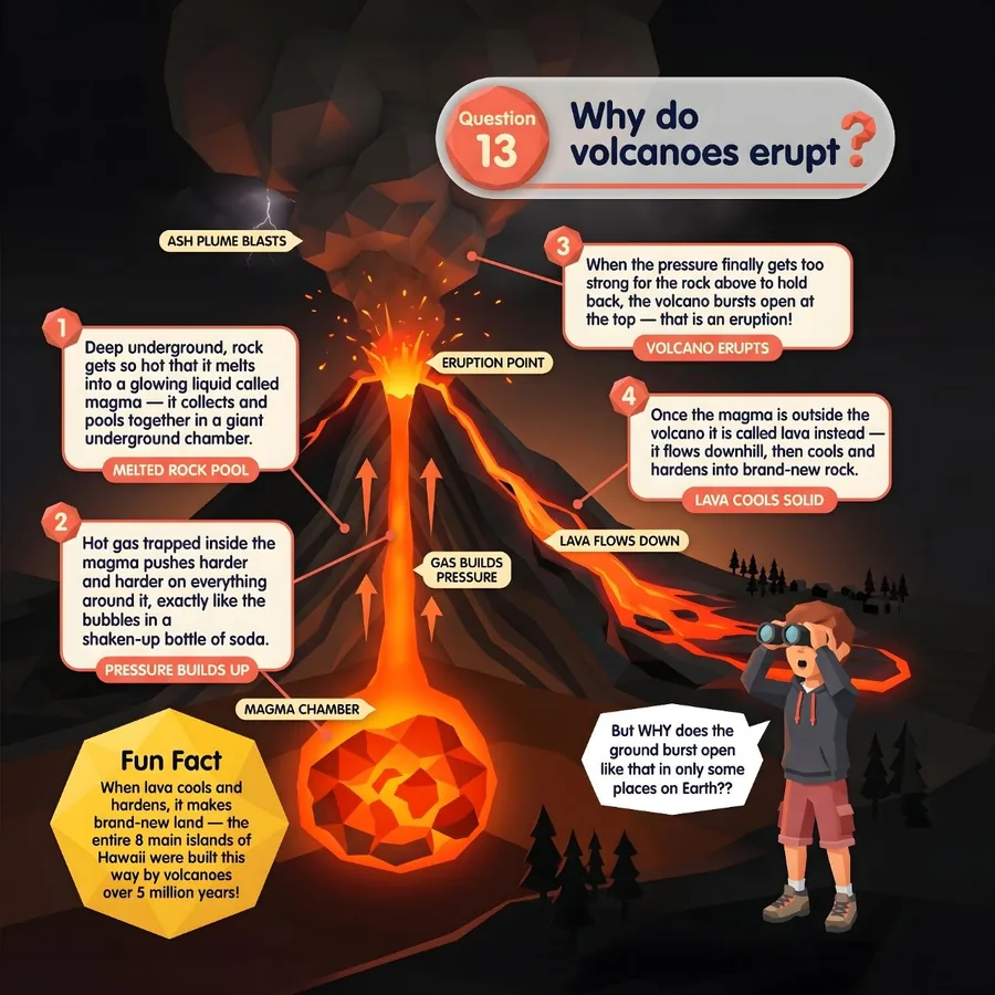 Interior page: Why do volcanoes erupt?