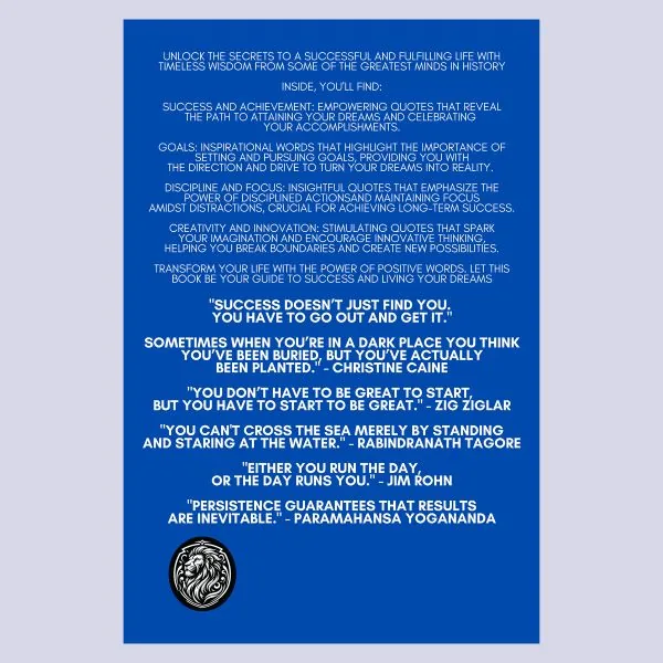 Greatest Positive Quotes of All Time VOLUME 2 Book