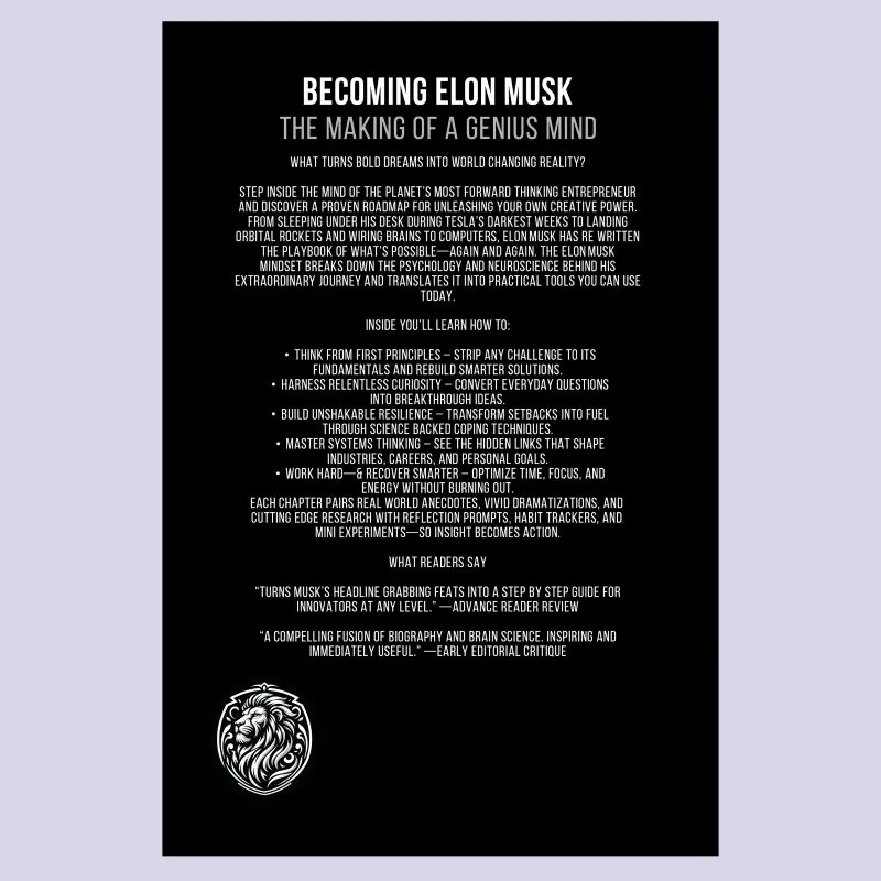 Becoming Elon Musk: The Making of a Genius Mind