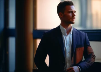 Contemplative professional taking depression assessment