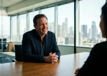 CEO demonstrating emotional intelligence in a leadership meeting