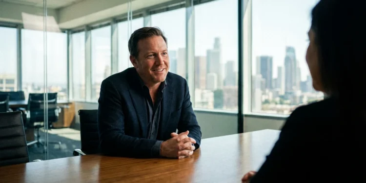 CEO demonstrating emotional intelligence in a leadership meeting