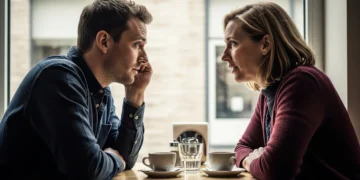 Two people having an empathetic conversation - EQ test