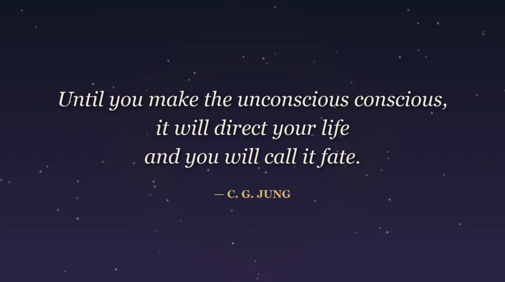 The Carl Jung Quote That Explains Why Your Life Keeps Repeating Itself