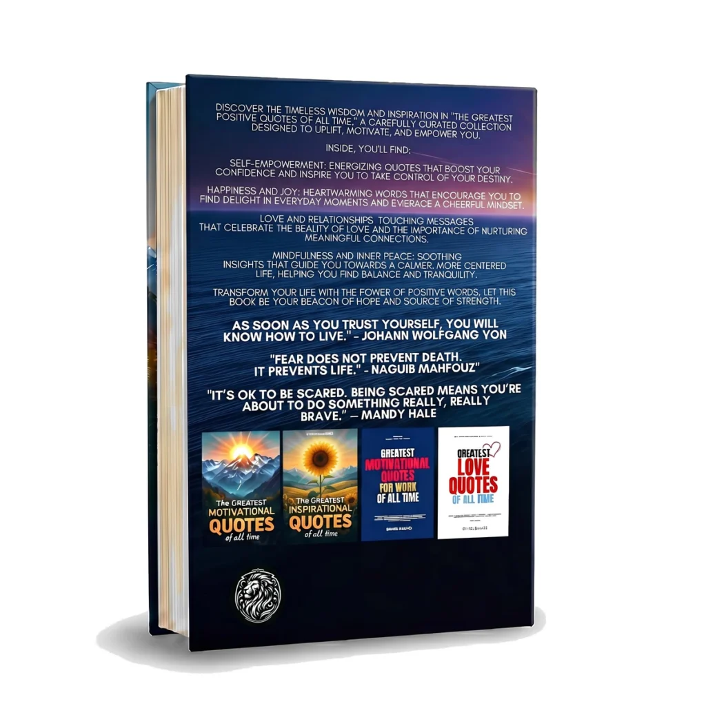 Greatest Positive Quotes of All Time VOLUME 1 Book