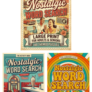 Nostalgic Word Search Collection — 3-Book Bundle (Volumes 1-3)