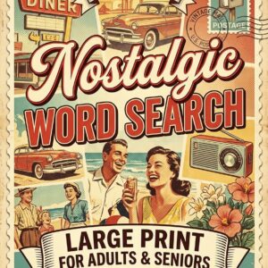 Nostalgic Word Search for Adults & Seniors — Volume 1
