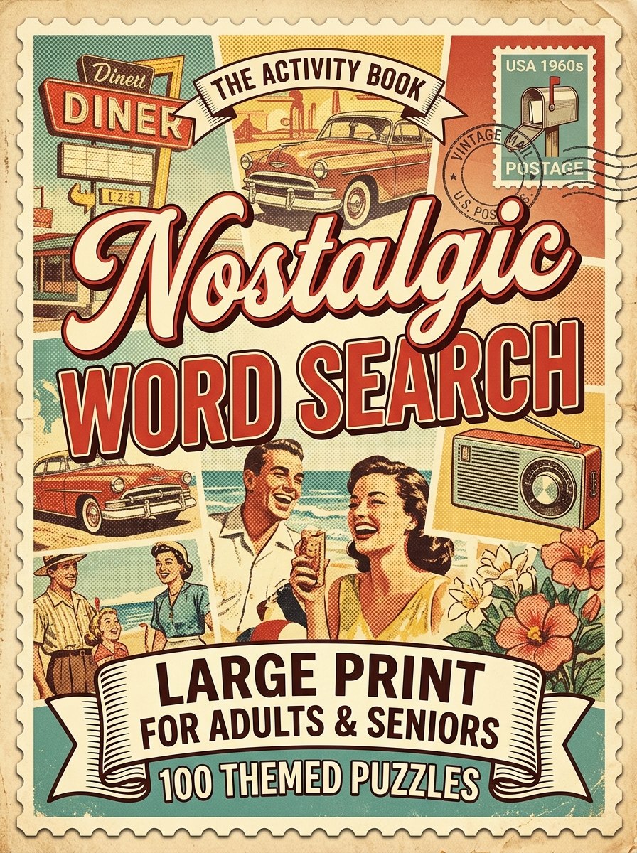 Nostalgic Word Search Volume 1 cover