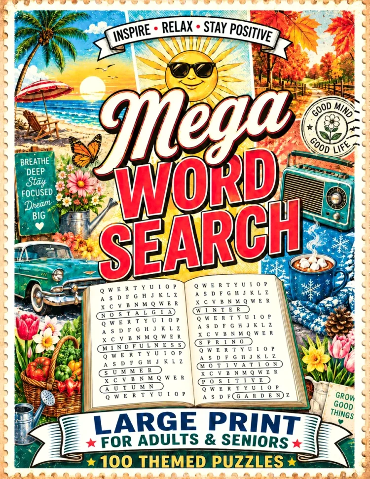 Mega Word Search — your free book