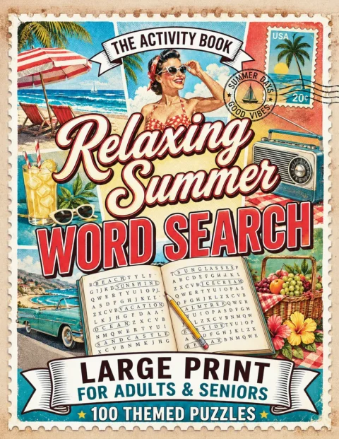 Relaxing Summer Word Search cover