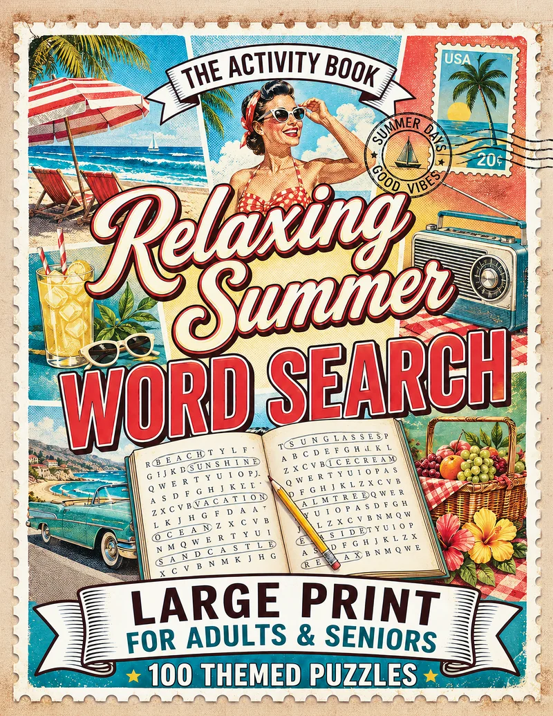 Relaxing Summer Word Search cover