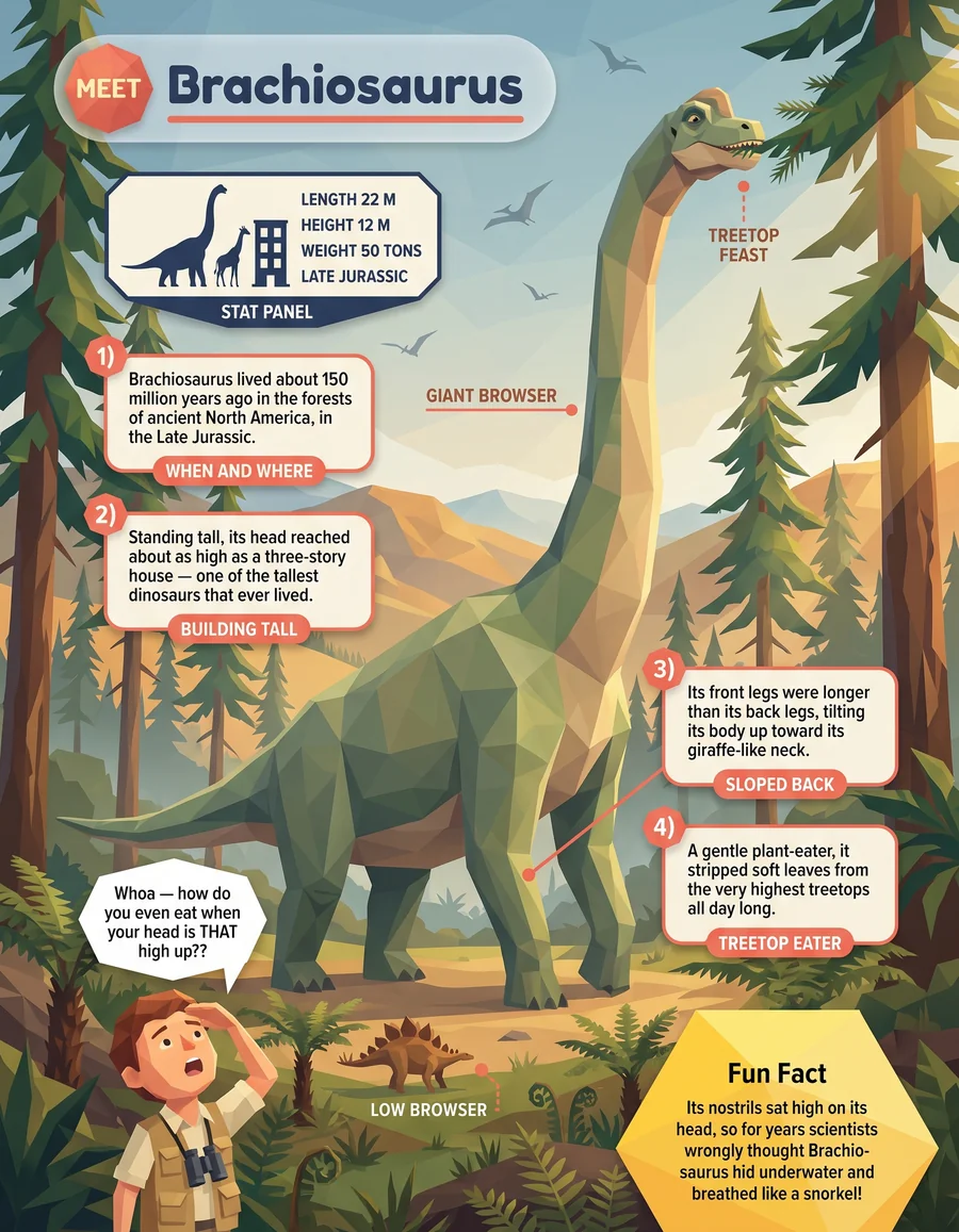 Meet Brachiosaurus