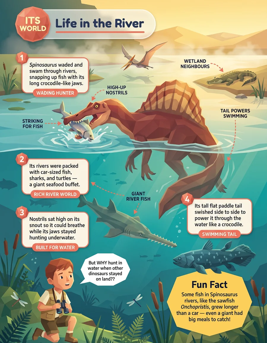 The Spinosaurus's world