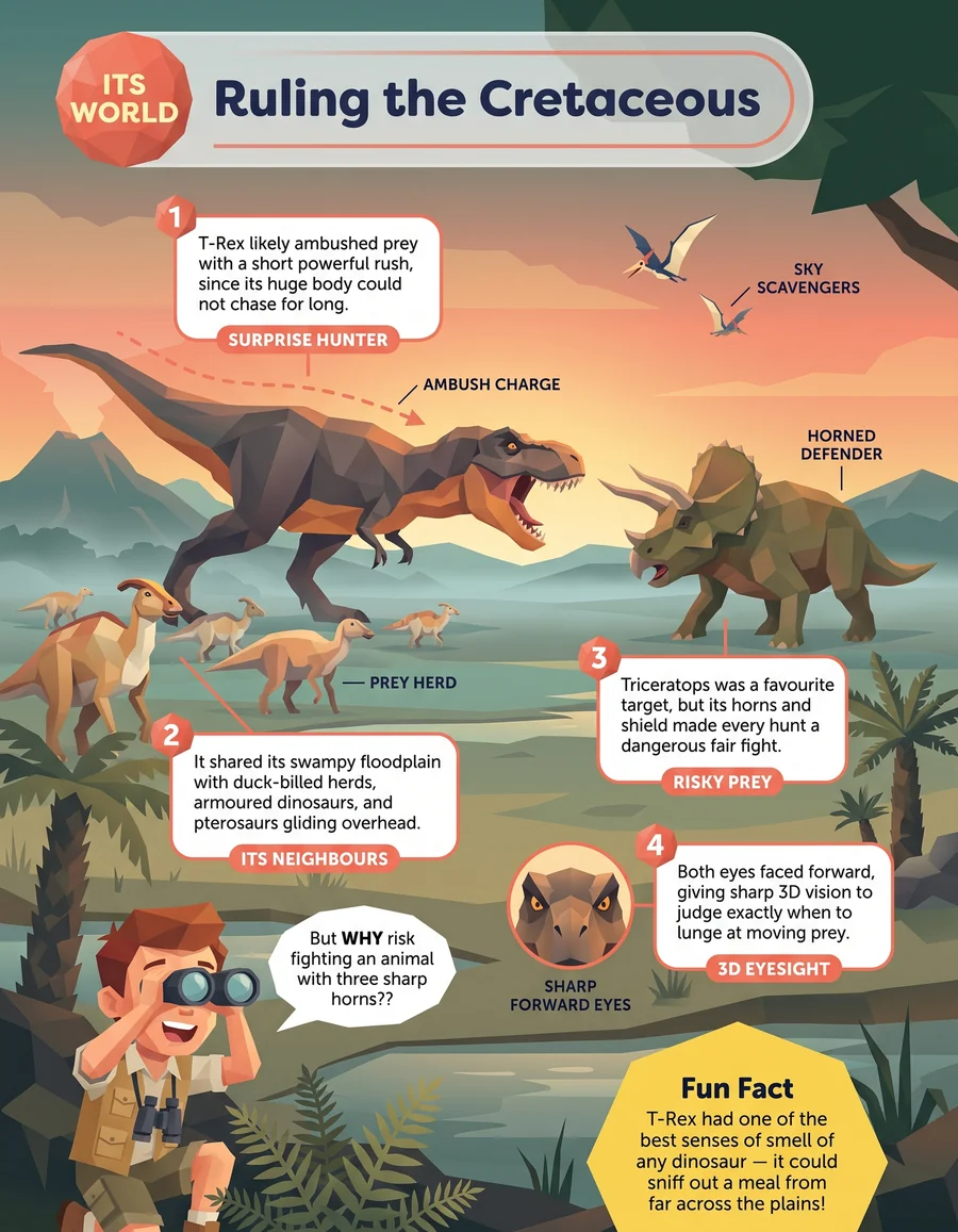 The T-Rex's world
